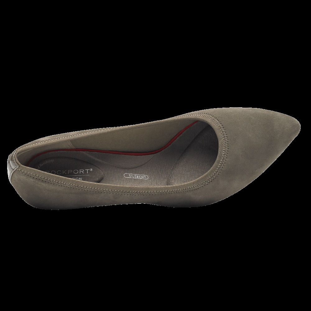 Rockport Womens Heels Grey - Total Motion Kaiya - UK 386-QZICNU